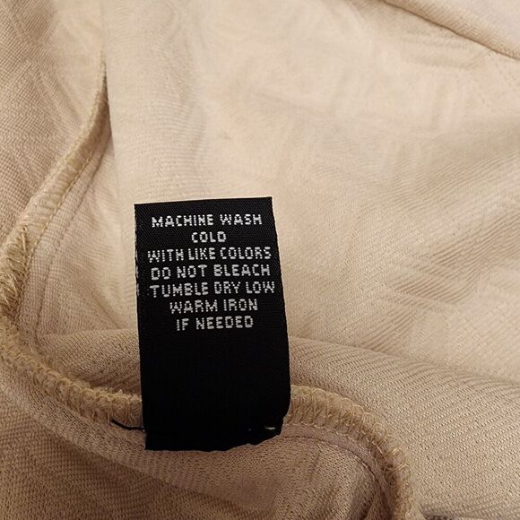 Courtenay Cream Quilted Blazer 3/4 Length Sleeve Sz L - Picture 11 of 11